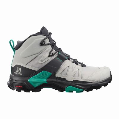 Női Salomon X ULTRA 4 MID GORE-TEX Túrabakancs SA4805162 Szürke/Menta